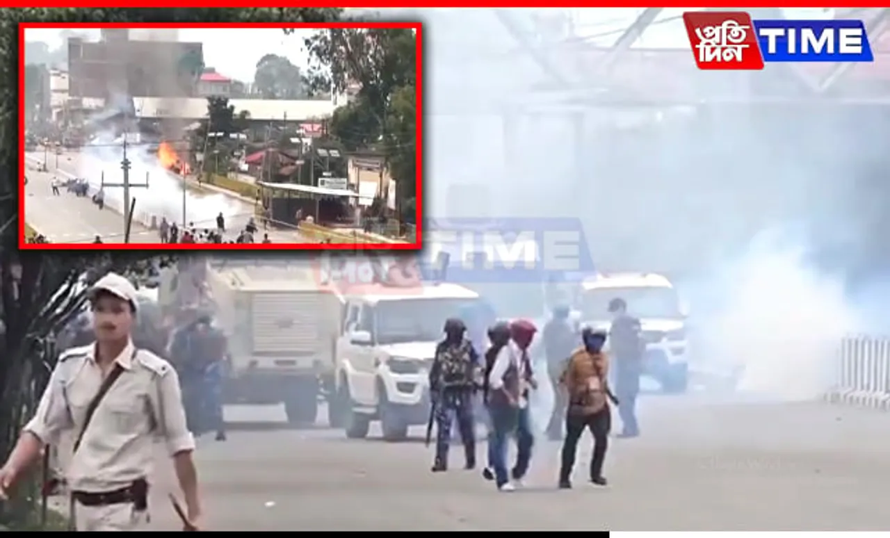 Manipur Unrest Intensifies: Students Rally Against Rising Violence, Clash with Police